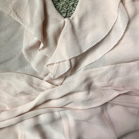 Intermix silk romper- blush - Picture 4 of 9